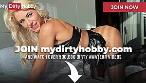 you busty german babe, give me that pov blowjob with big tits in leather on mydirtyhobby