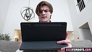 เฮ้ย อยากเห็นฉันหนุ่ม 18+ กับหุ่นยนต์สาวผมน้ำตาลร้อนแรง เย็ดป่าเถื่อน?