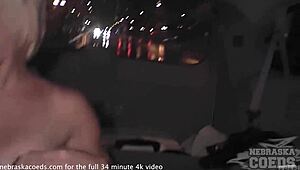 Sesi Casting Terperinci Dengan Gadis Pirang Cantik Di Hotel Cedar Rapids Iowa