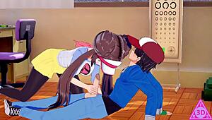 Koikatsu Rosa Mei和Ash口交无码激情