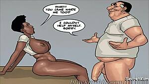 Ehi, vuoi vedere una lesbica urlare per una scopata rude con un cazzo mostruoso?