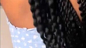 前屈み黒ギャルだらしねえアナル快楽にガブ飲み尻叩き射精