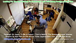 处女青少年Minnie Rose在CaptiveClinic被Doctor Tampa用于医疗实验