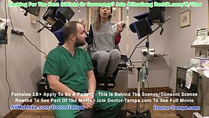 나는 클로브가 탐파에서 의사가 되어 칼라니 루아나의 스포츠 신체검사를 하는 걸 봐