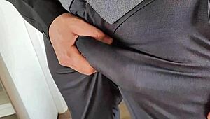 嘿，想看看我在镜子前秀大屌吗？