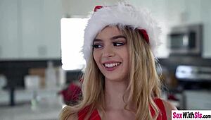 सेक्सविथसिस.कॉम - हॉट 18+ टीन सौतेली बहनें मॉली लिटिल और केटी कुश क्रिसमस गिफ्ट में टाइट सरप्राइज