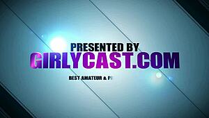 La douce ado 18+ Jenn dans son premier film BBC avec sous-titres.