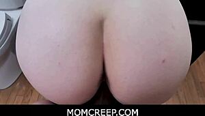 stepmom caught me in bathroom for doggystyle