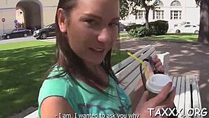 Legalna nastolatka 18+ Candy na castingu!