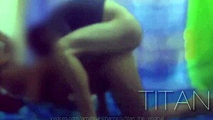 Isteri tidak setia dikongkek pancut di tetek besar dia