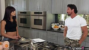 Stepdad Dominates Latina Teen Stepdaughter in Raw Porno.