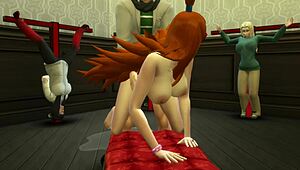 헤이, 그 나루토 현자가 금지된 방에서 야생 하렘 구축, 히나타와 모든 포지션 애널 시작 😈🍑