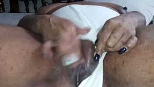 Wow! Cum Dripping Down Granny's Ass!