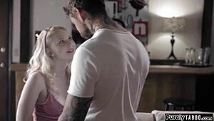 젠장, 첫 번째로 이 거대한 자지 다루기 힘들어