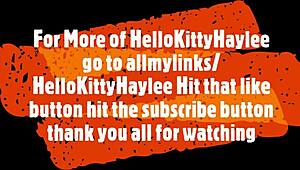 Diversão Solo Selvagem da Hellokittyhaylee com Jatos e Peitos Naturais à Mostra!