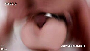 Hekta på anal med Nicole Black og Sammie Six, 6 på 2 dype gaper!