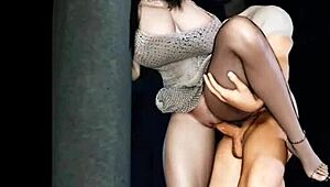 “准备好深插屁眼了吗，可爱的小土匪妹？”他挑逗道。