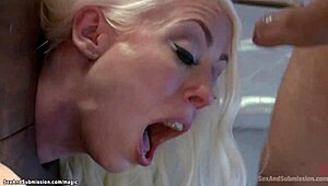 金发美女侧悬吊被屁股猛操粗暴！