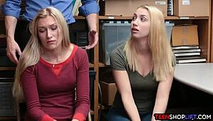 Падчерица трахается, чтобы освободить мачеху от обвинения в магазинной краже
