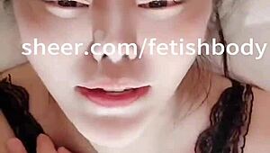 エクストリームディープスロート女神が唾と涙でゲロゲロのラフフェラ