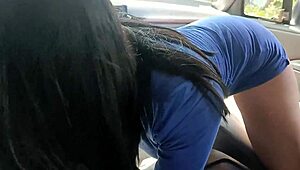 Mijn collega gaf me een pijp in de truck, zo opgewonden