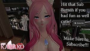 Catgirl melompat dan minta beban air mani pekat kamu! 😻