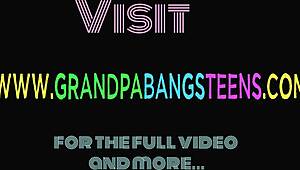 Kuuma tyylikäs teini imee vanhusta, niin villiä! 😍