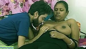 18+ इंडियन लड़का होटल में रूम सर्विस गर्ल को ठोकता है।