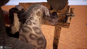 狂野兽人Hentai冒险展开，史诗动画场景震撼粉丝