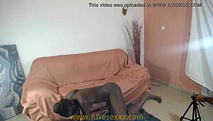 Ebony alaston voimistelija osa 3 ajaa minut villiksi raa'alla persepaukutuksella!