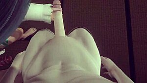 原神Yaoi - Venti执政官无码硬核日本动漫三人行，口交和无套动作