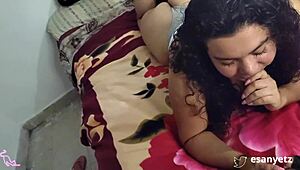 Não acredito que fodi cunhada latina curvilínea por um celular novo com tetas pulando em vaqueira