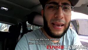 Tinder date bliver til hot sex med latina