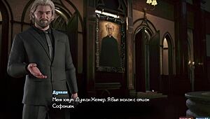 Navegando escenas hentai salvajes con monja tetona montando duro en acción anal. Gameplay de Genesis Order se desarrolla en parte 30.