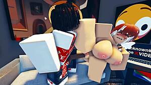Já imaginou quão selvagem uma compilação de pornô Roblox fica com hentai curvilínea?
