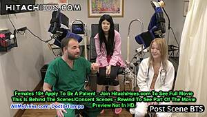 ألكسندريا وو تئن بصوت عالٍ مع أورغازمات هيتاتشي!