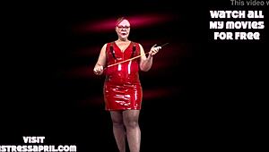 Hey, kom ind i mit klasseværelse, slave, Mistress April venter!