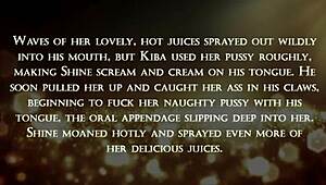 Az esőtől való menedék szőrös yiff-fé válik