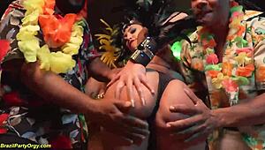 يا رجل، مش قادر... هذه الحفلة البرازيلية الدي بي المتطرفة كانت مجنونة، تعرف!