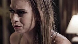 يا، هذه الأخت الخطوة الفتاة الجذابة 18+ ضربتها أبو الخطوة وأخو الخطوة.