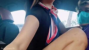 Skandal Pinay threesome ngentot di mobil sama sopir?