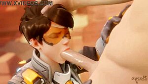 崔斯特用激烈吸鸡巴支付赌注 - Bewyx ft Cinderdryadva