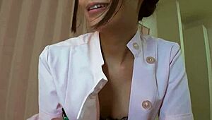 일본 간호사 마이카, 흥분한 환자들과 계속 박아대, 무수정!