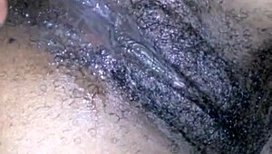 Tight Creamy Caribbean Ass of Petite MILF in Homemade Close-Up