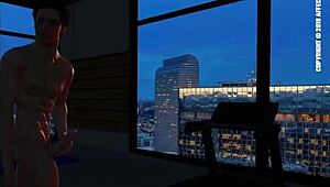 Estoy obsesionado con follarme a esta futa tetona en la ducha