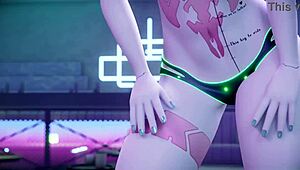 嘿，想看Mantis X和Rebecca的赛博朋克激情吗？