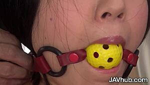 자브허브 마리코 이즈미, 묶이고 놀림받고 카우걸로 세게 박혀