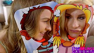 hey, silly games got my stepsis to bang and swallow... wild!