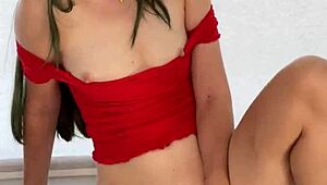 Hon säger, den vibrerande tungan får mig att komma så hårt på dag 22