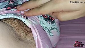 Desi hermanastra strips panties, shows me everything, begs for a fuck when family’s out! 😈